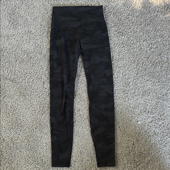 lululemon athletica Pants - lululemon athletica Black Camo Leggings
